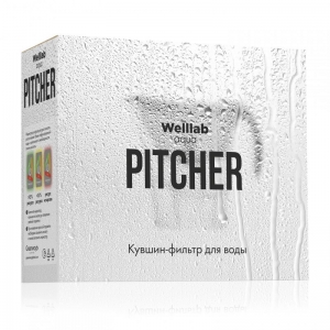 Кувшин-фильтр для воды Welllab Aqua PITCHER, зеленый